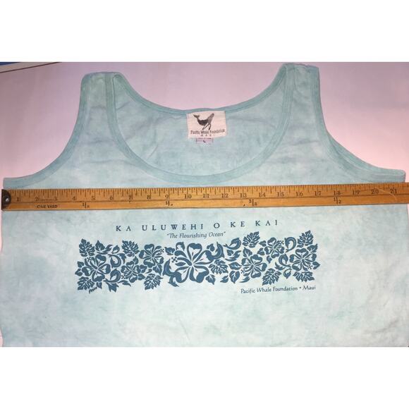 Tank Top Pacific Whale Foundation Maui Cotton  Size Large - Picture 2 of 6